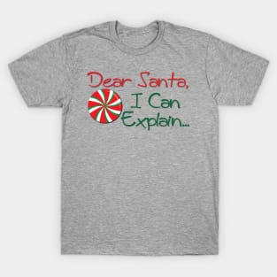 Dear Santa... I Can Explain T-Shirt